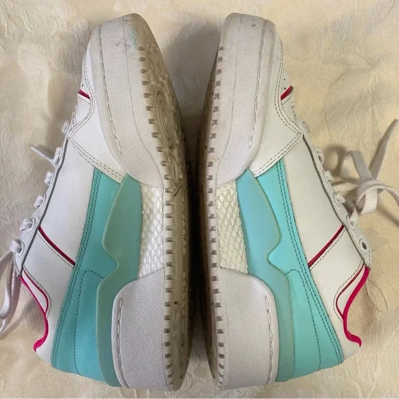 Adidas Womens Forum Bold 'White Clear Aqua Adidas / Sneakers / - Picture 6 of 9